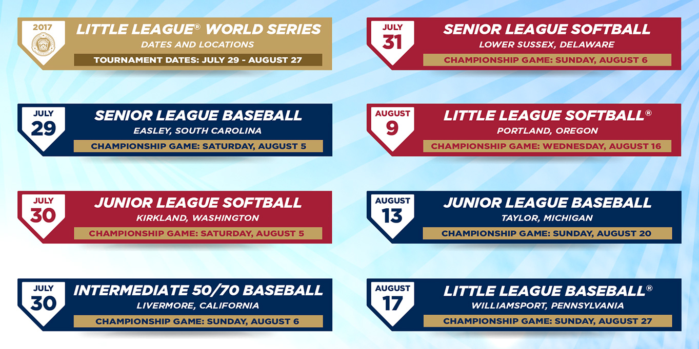 World Series Dates Graphic